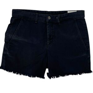 Rag & Bone Raw Hem Cutoff Black Women's Denim Shorts‎